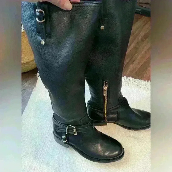 Vince Camuto Kabo Black Boots new without box Sz 5 - Picture 1 of 16